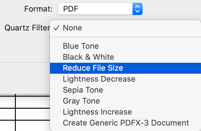como comprimir um pdf no Mac usando o Preview