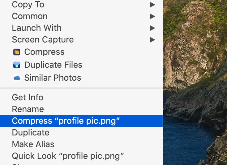 Compress Photos on Mac
