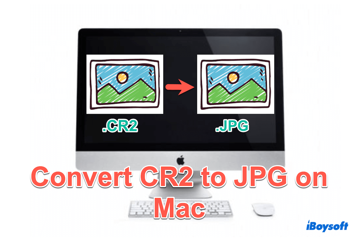MacでCR2をJPGに変換する方法