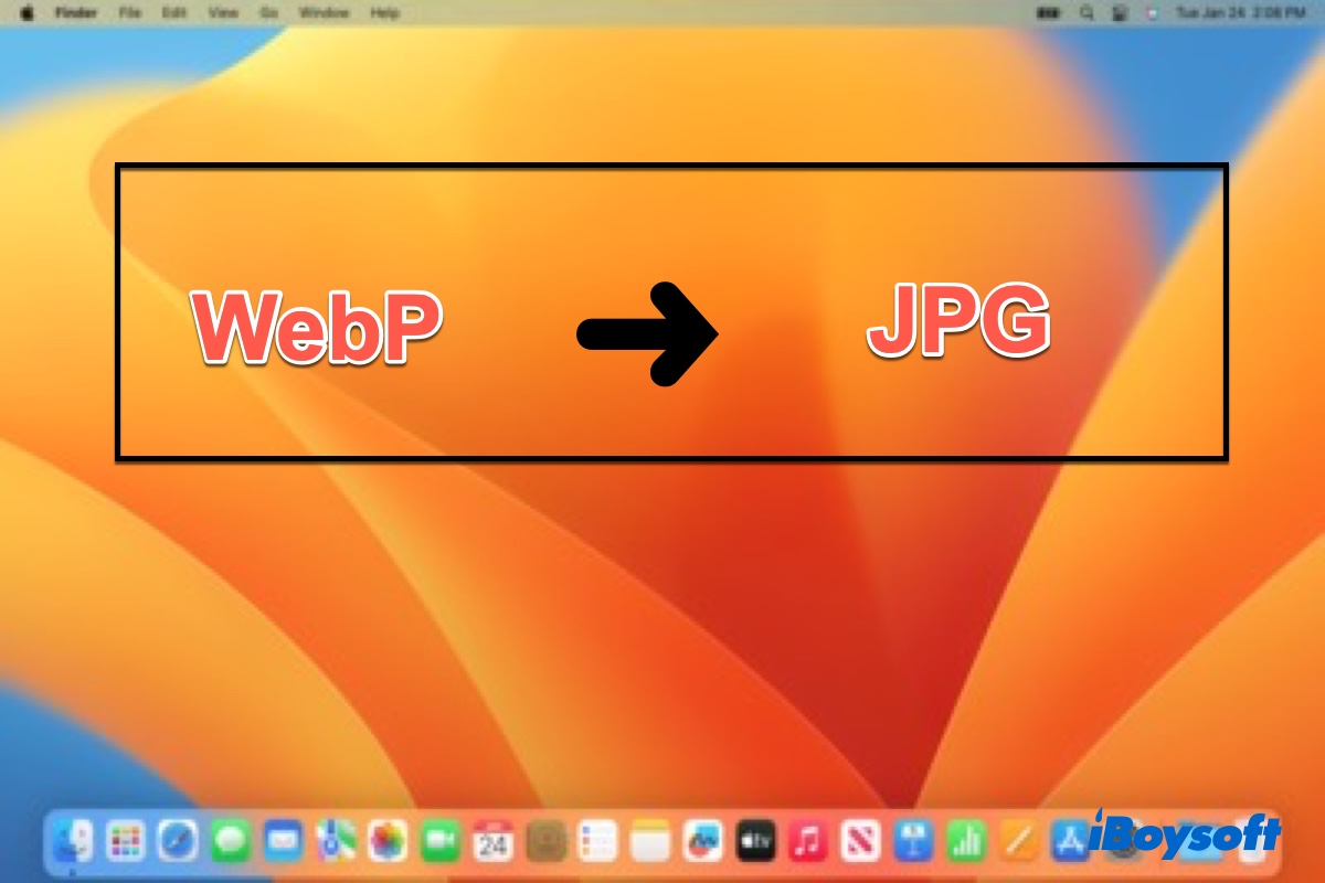 convert webp to jpg on Mac