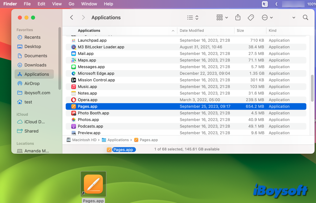 create desktop shortcuts for apps