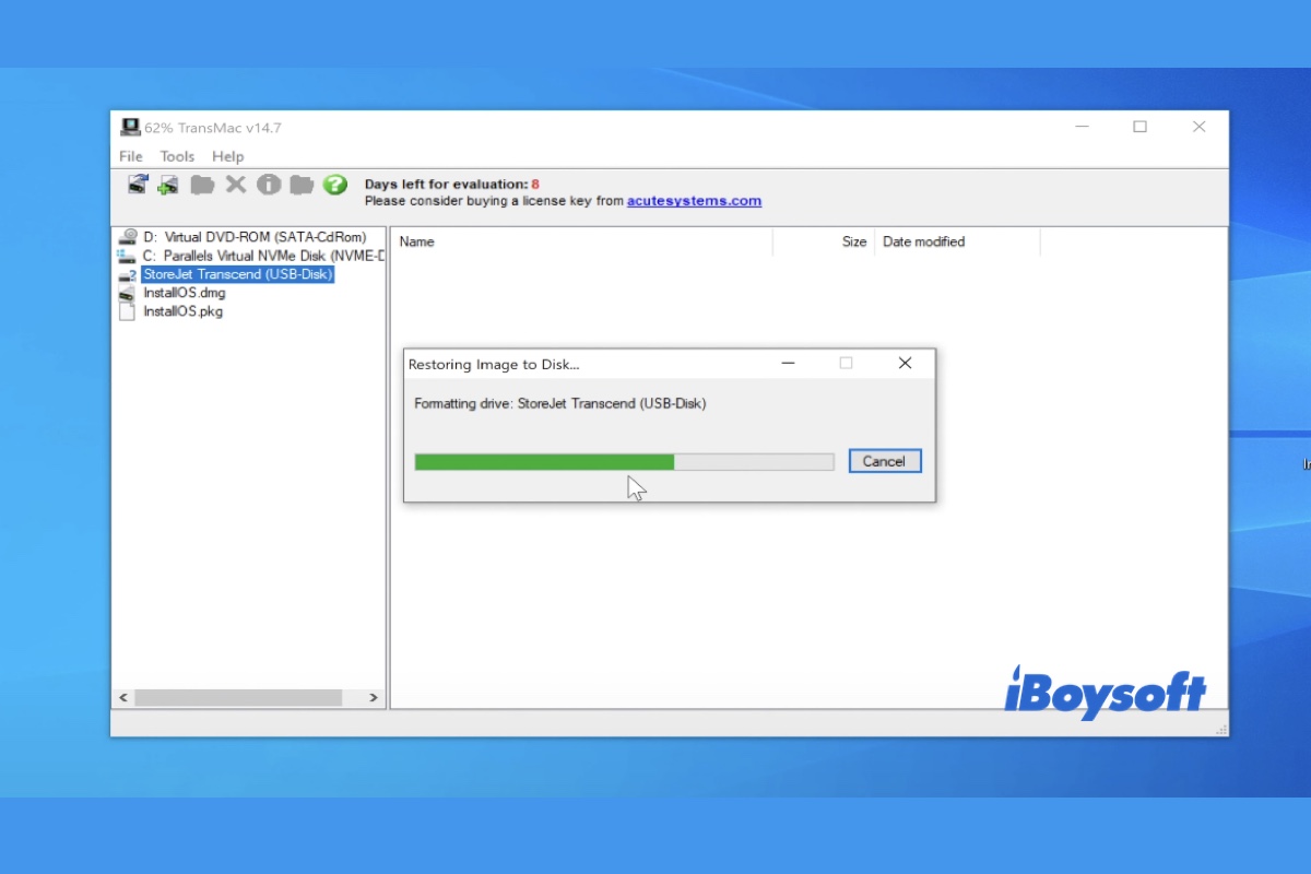 How to create a macOS bootable USB on Windows