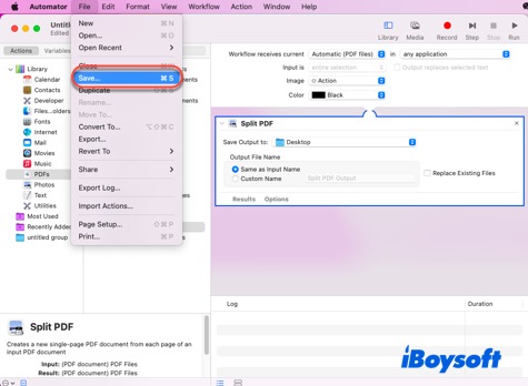 How to get Quick Actions in Finder via the Automator app
