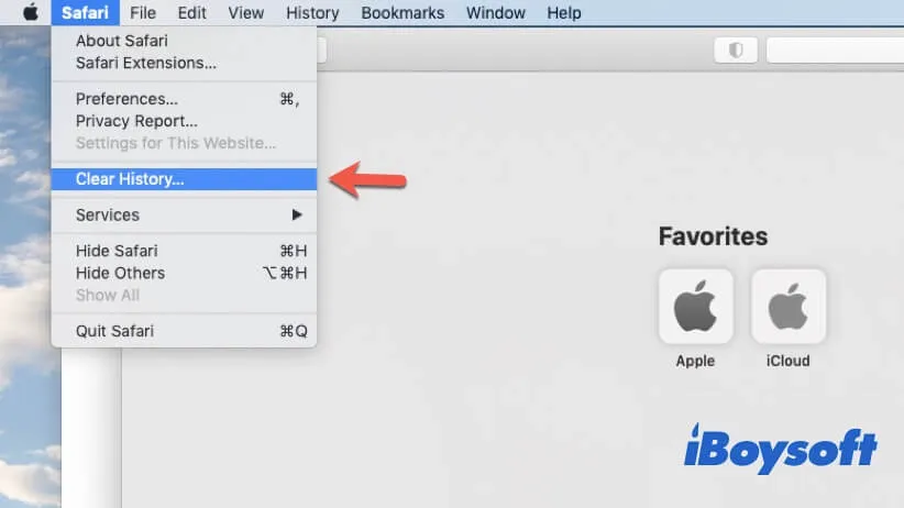 how to clear memory on mac air