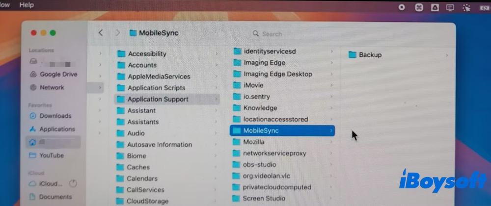 MobileSync in Library