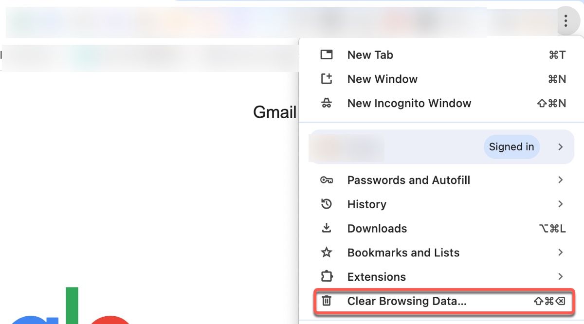 Como excluir caches do navegador no Chrome