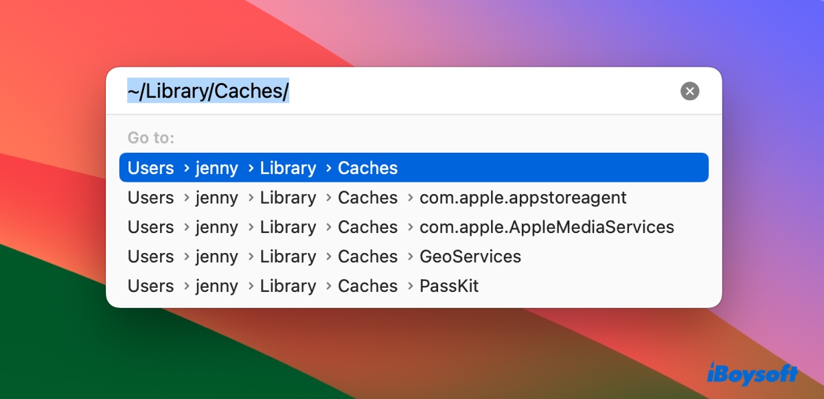 How to find temporary files on Mac