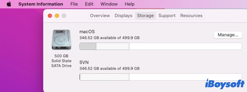 delete files but not freeing space on Mac