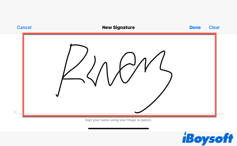 create an electronic signature using iPhone or iPad