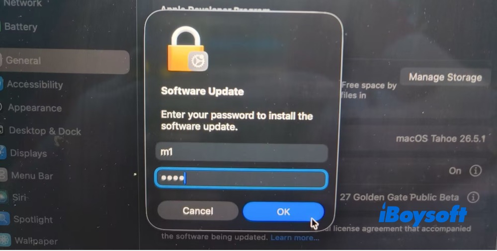 Enter password