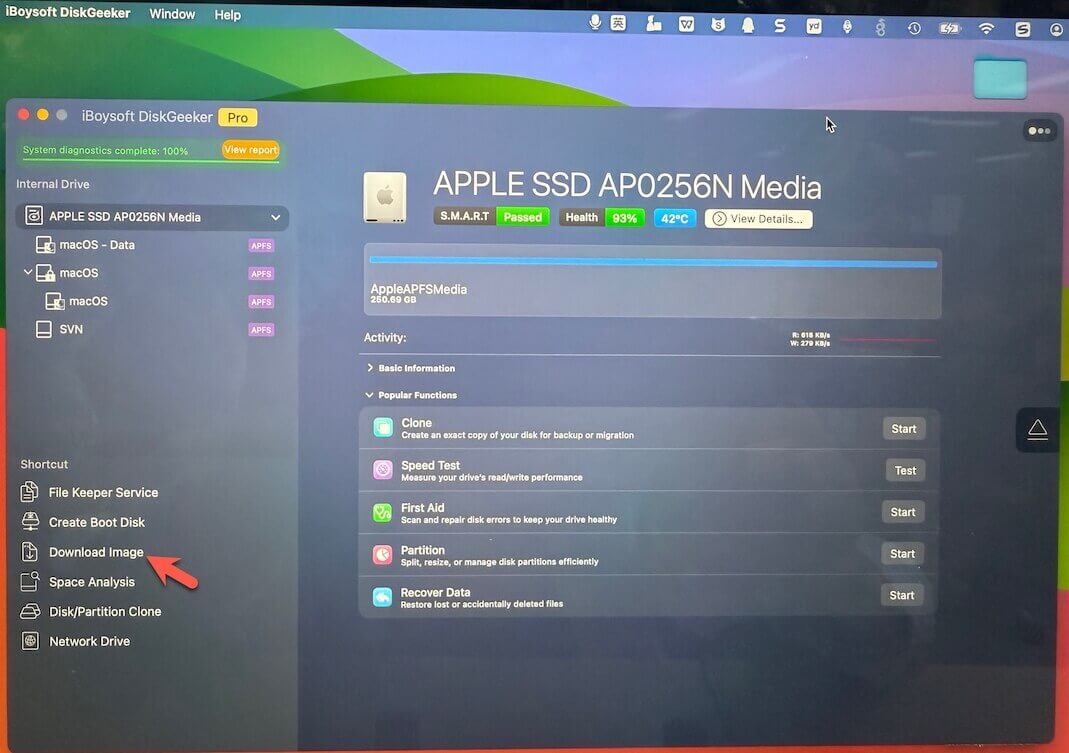 download macOS DMG with iBoysoft DiskGeeker