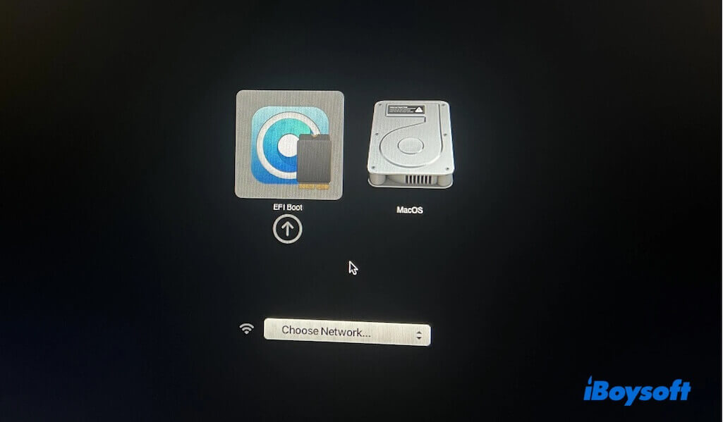 select EFI boot