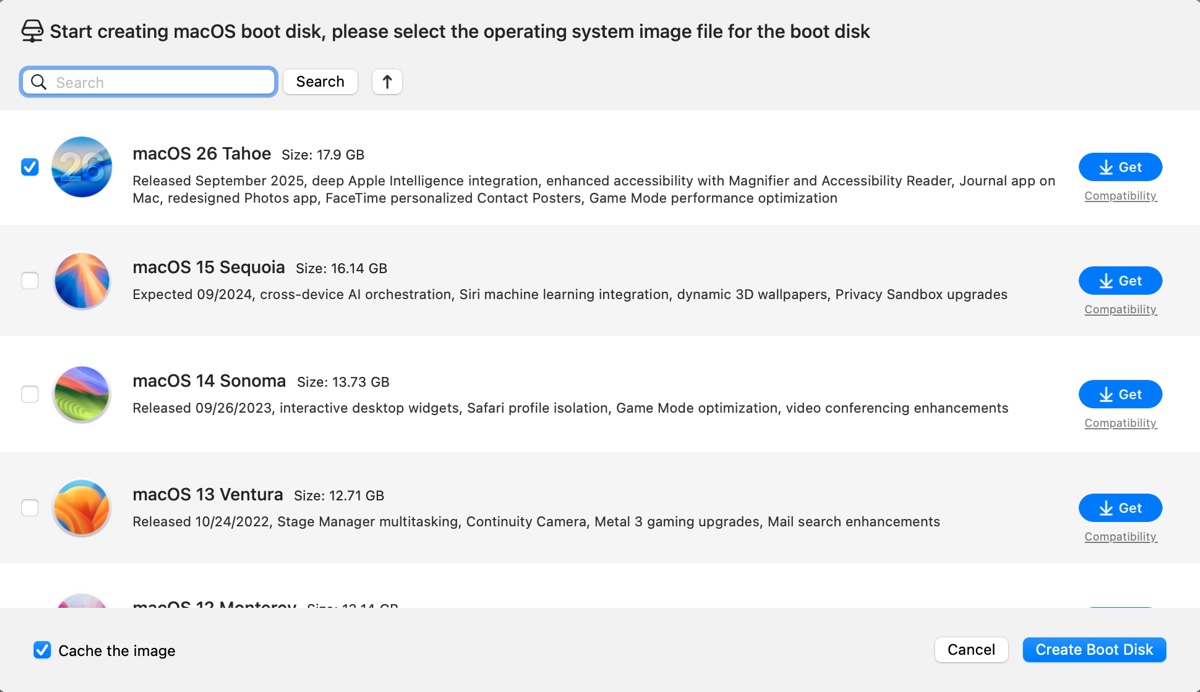 Crear un instalador USB de arranque para macOS Tahoe