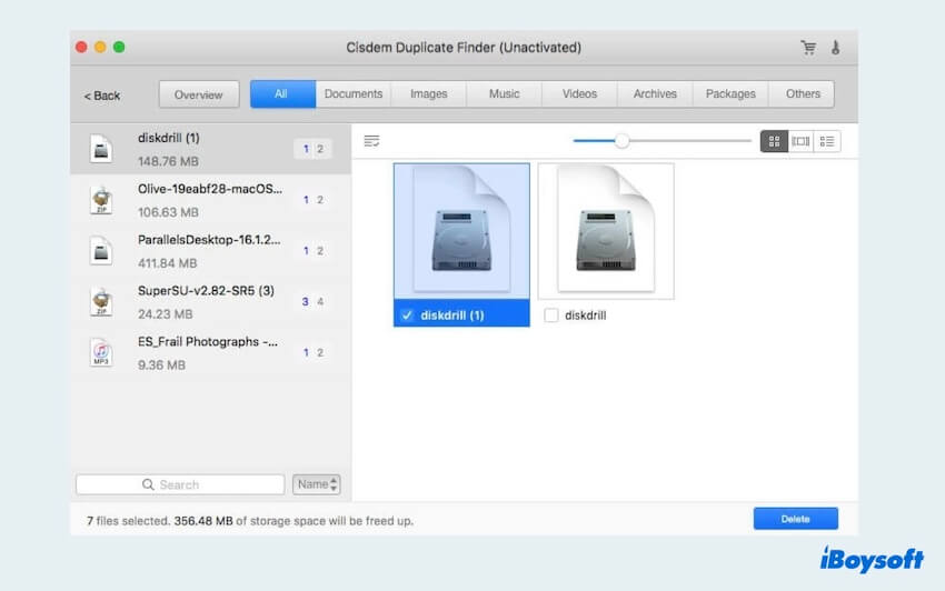 Cisdem duplicate finder