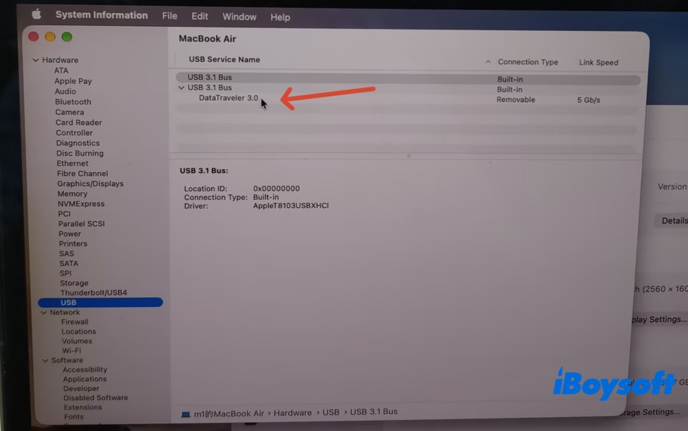 Go to hardware USB