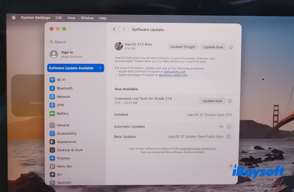 Software Update