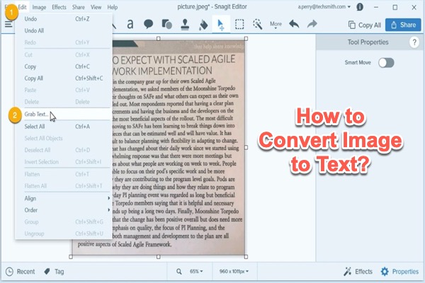 image to text conversion