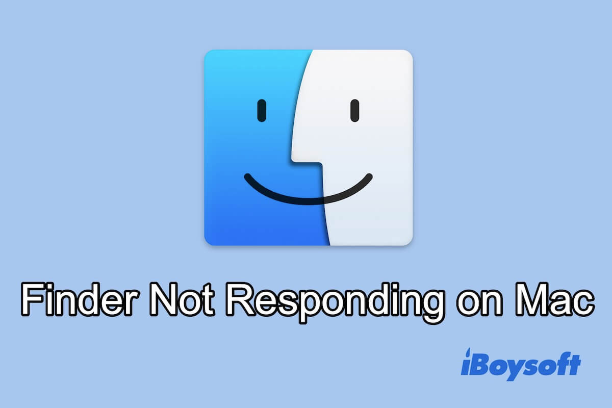 Finder no responde en Mac