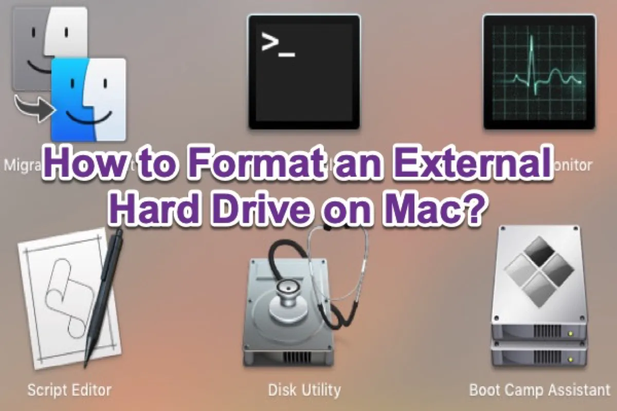 Macで外付けハードドライブをフォーマットする方法