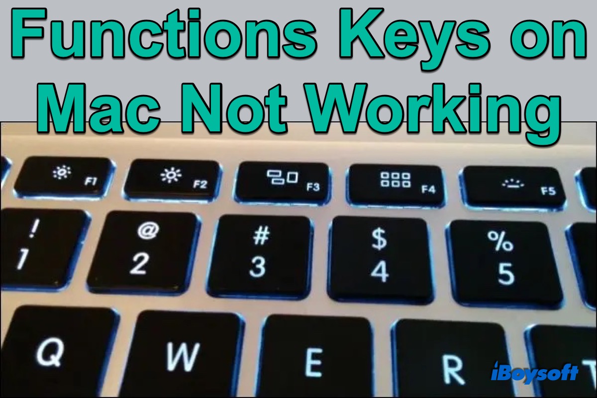 How To Fix Function Keys Not Working On Macbook Air Pro Imac