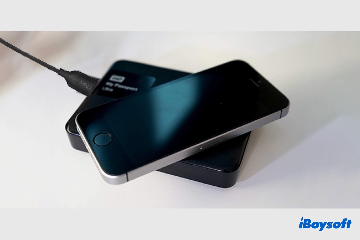 how to backup iphone to external hard drive