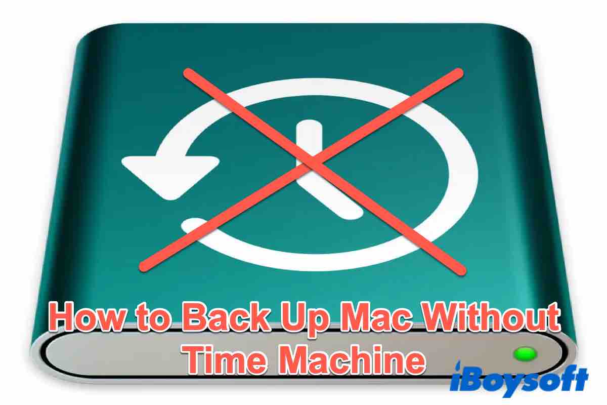 Time Machineを使用せずにMac/MacBookをバックアップする方法