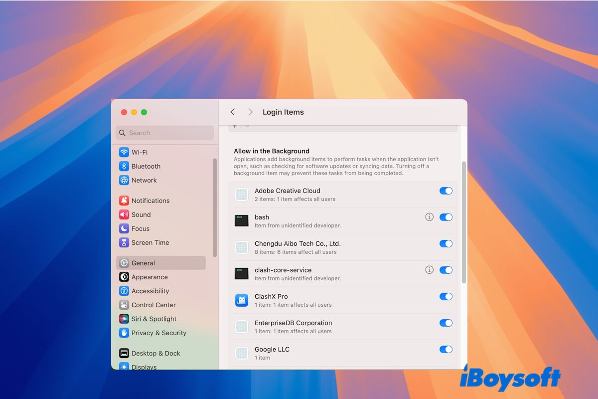 how to close background apps on Mac