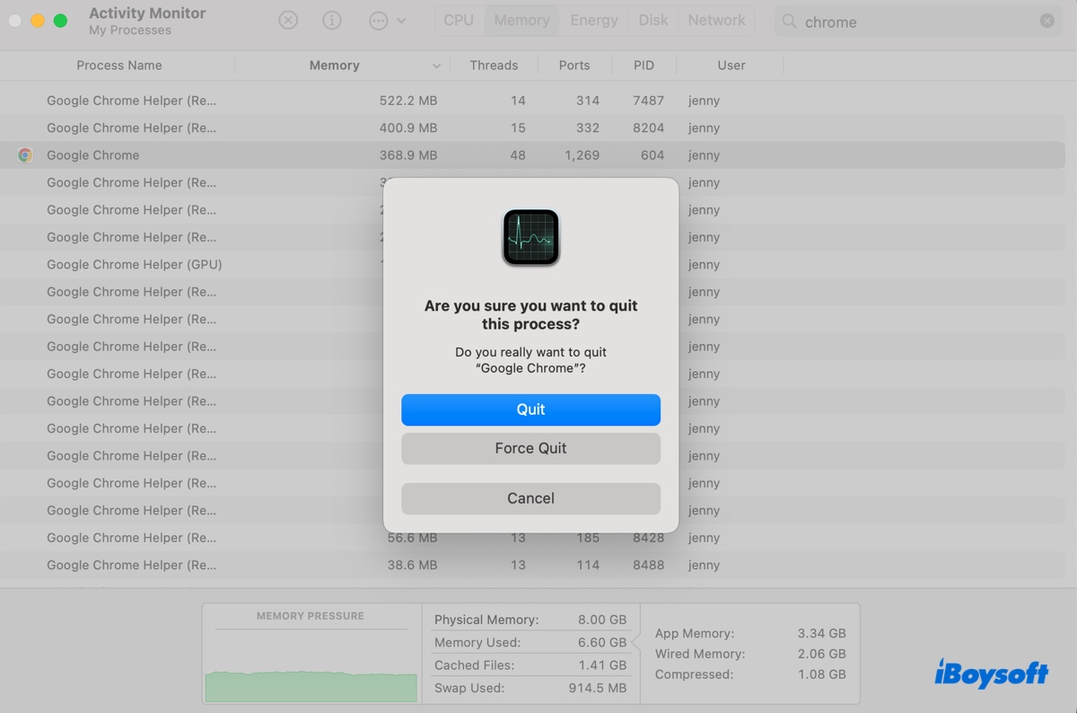 How to kill app related processes to delete apps that wont stop running on Mac