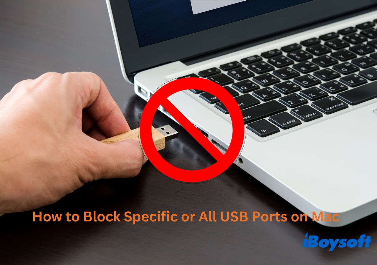 how to disable USB ports on Mac