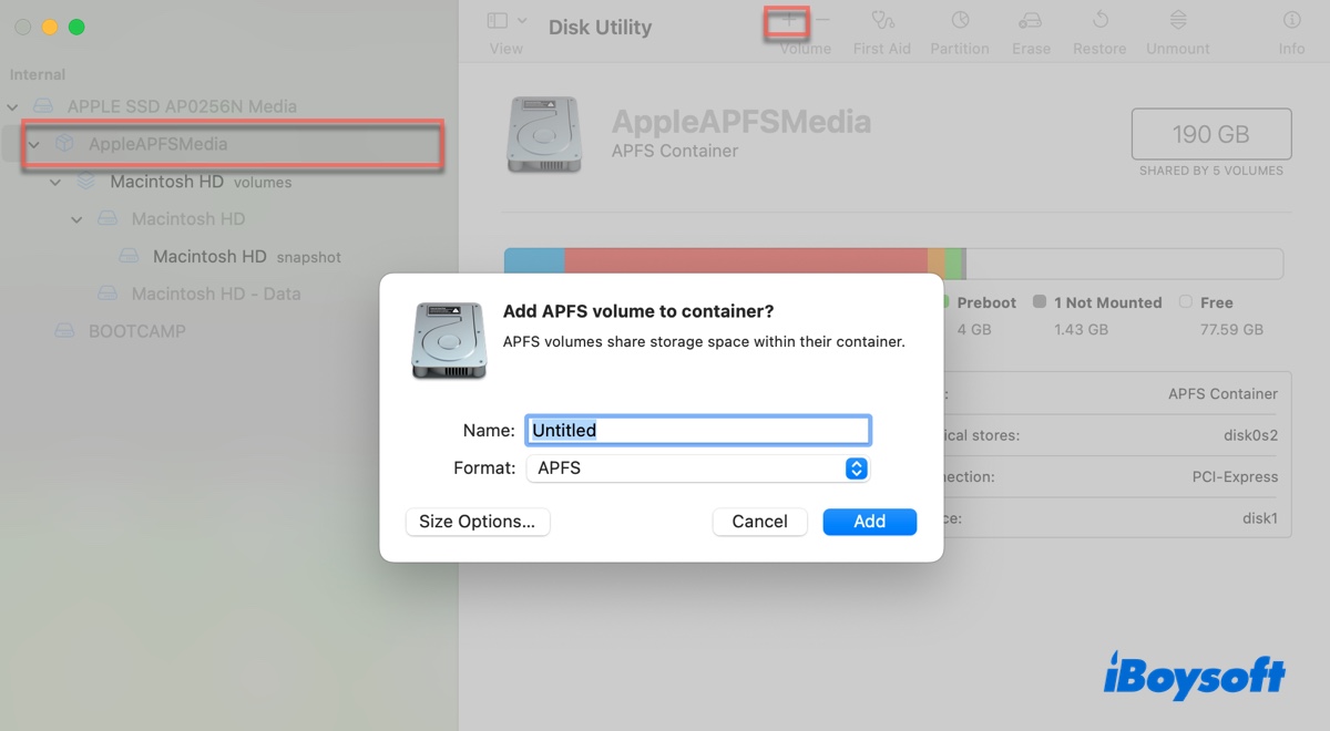How to create a seperate APFS volume for macOS Sequoia