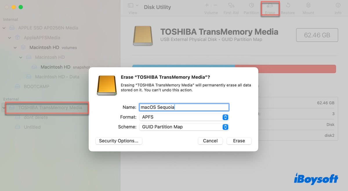 How to format external drive for macOS Sequoia 