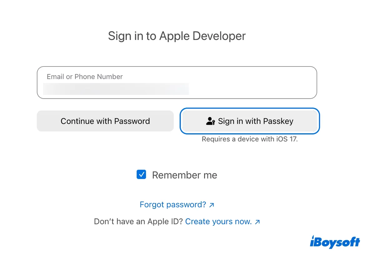 How to sign in to Apple Developer