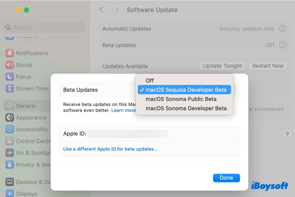 How to download and install macOS Sequoia beta