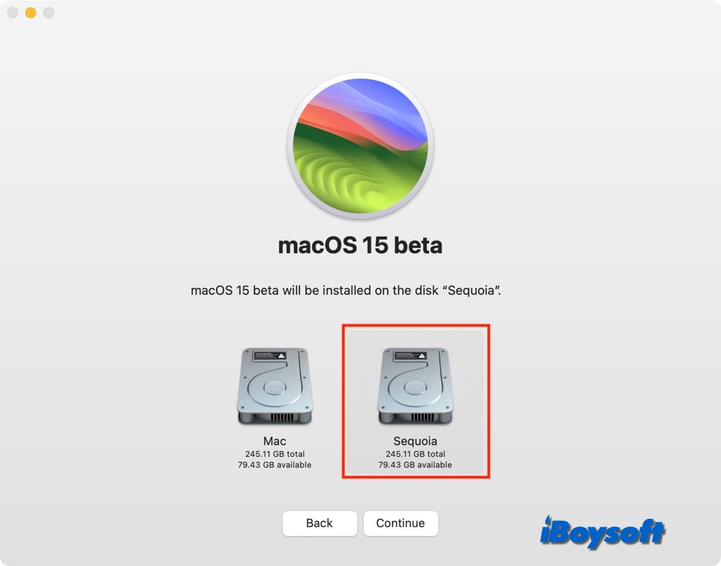 inicialização dupla no macOS sequoia