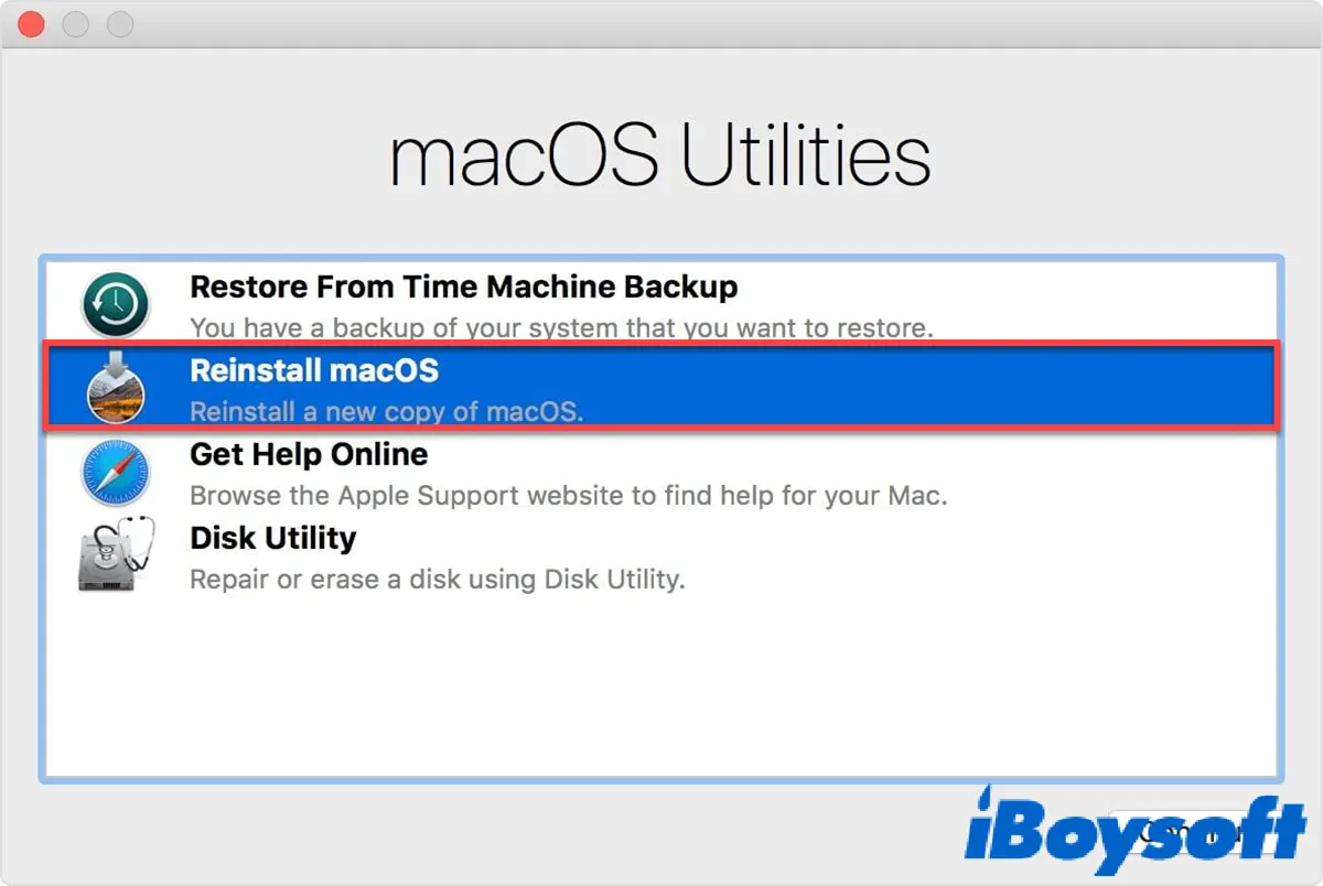 How to fix error code 0xc0000225 in macOS Utilities