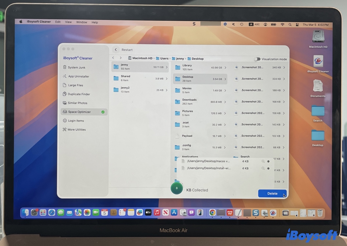 Excluir arquivos indesejados do Mac