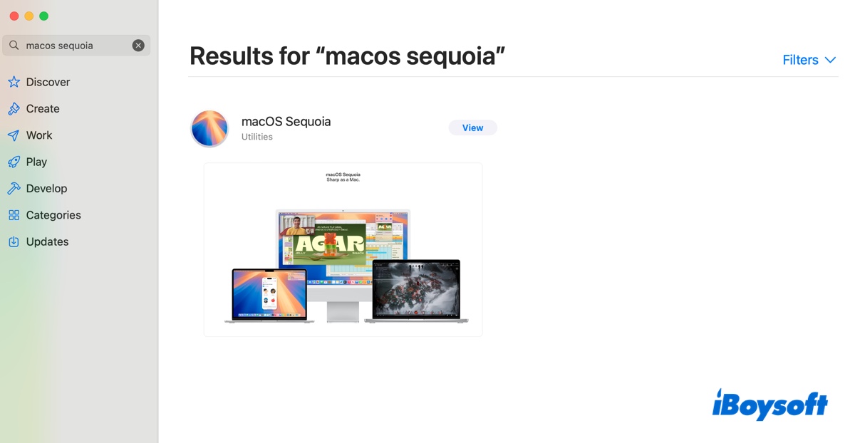 Cómo descargar macOS Sequoia desde la App Store