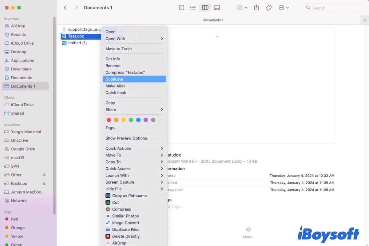 cómo hacer una copia de un documento de Word