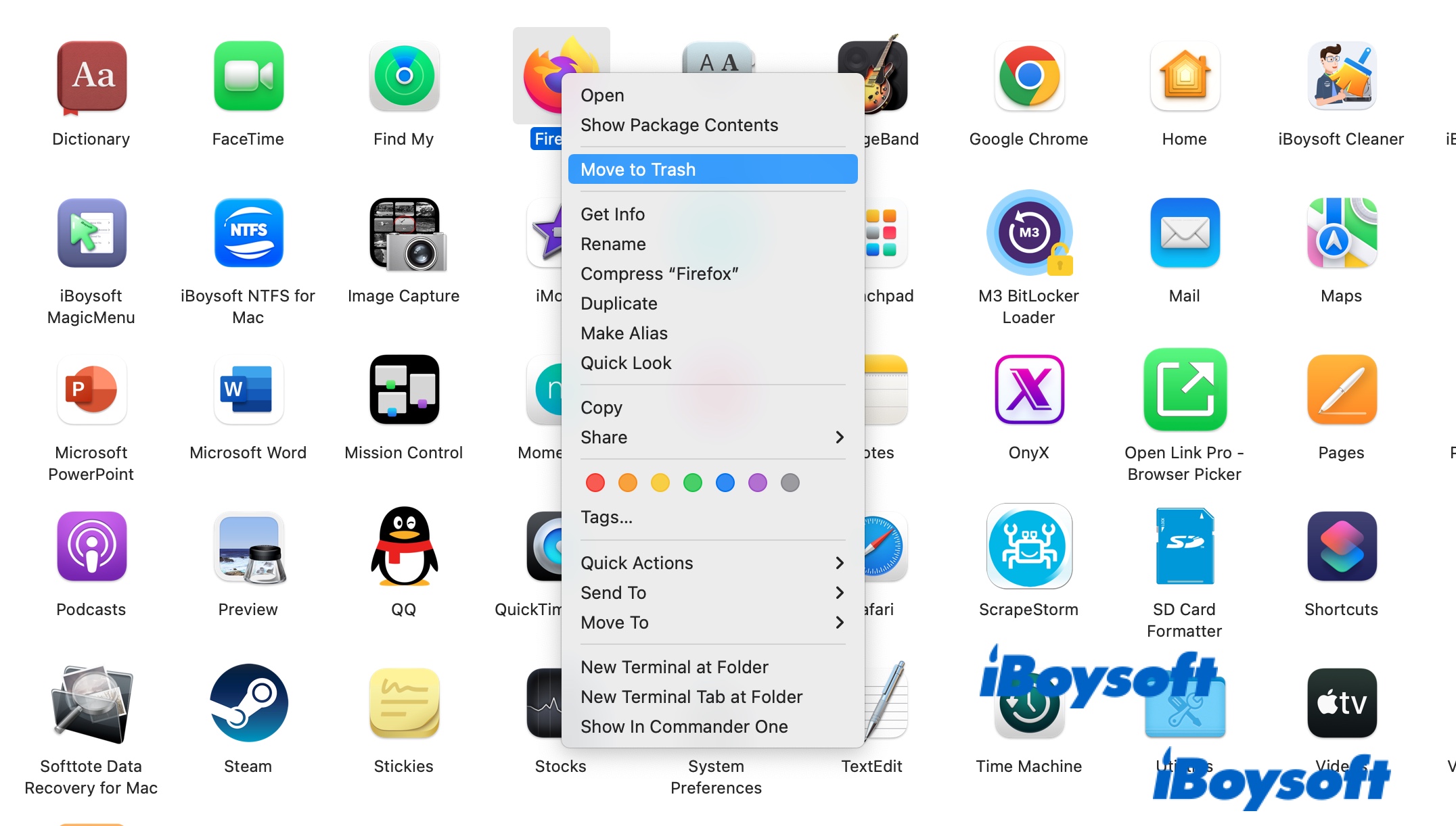 Uninstall dubious apps that may related to MainSearchSignal on Mac