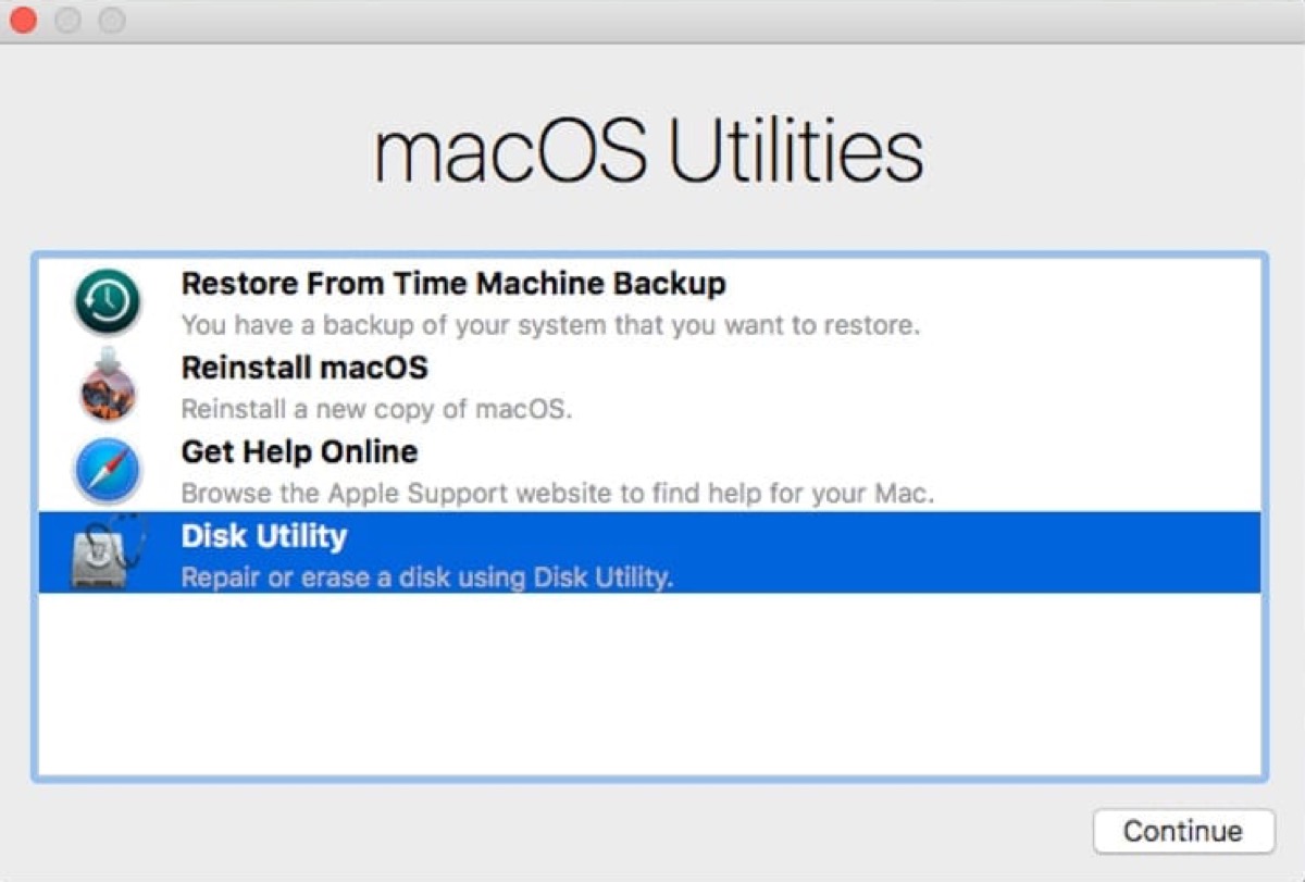 Recovery Mode on Mac or MacBook