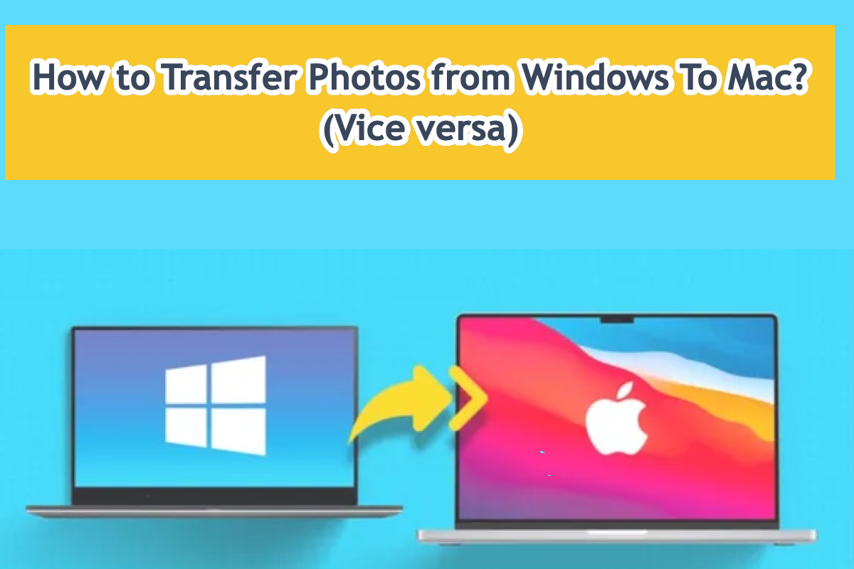 como transferir fotos do Windows para o Mac