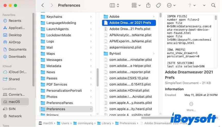 delete Adobe Acrobat files from system