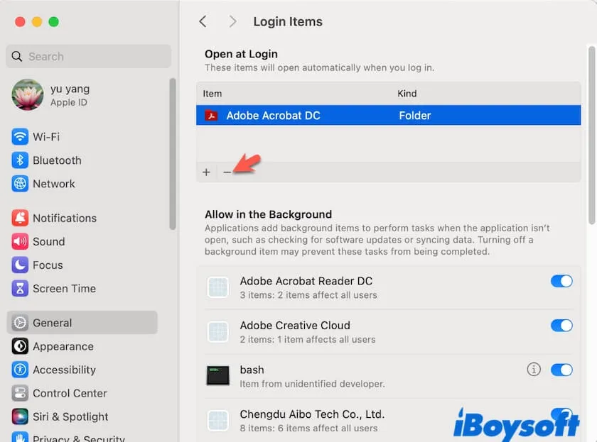 stop Adobe Acrobat from automatically opening on Mac