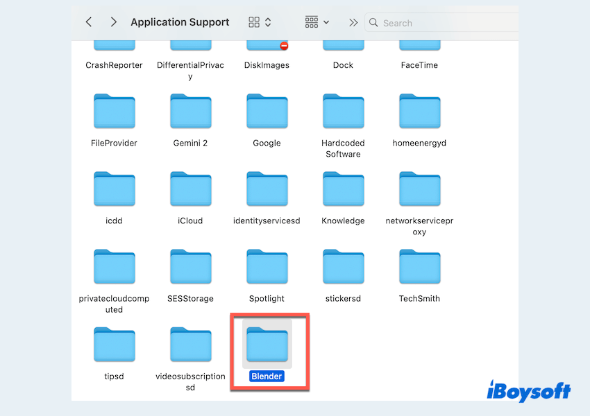 Uninstall Blender with Finder and Library folders