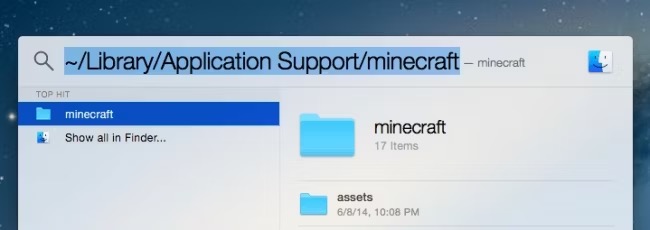 como desinstalar o Minecraft no Mac