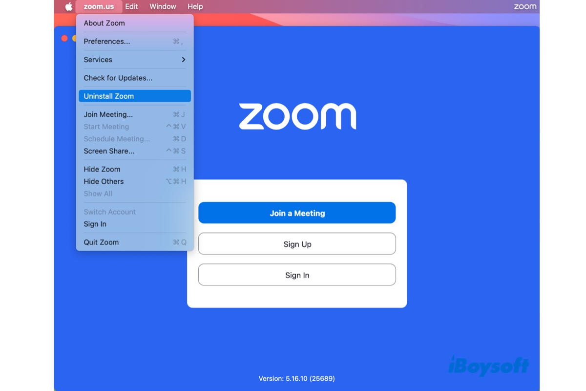 Wie deinstalliere ich Zoom (Rooms) vollständig auf dem Mac? [4