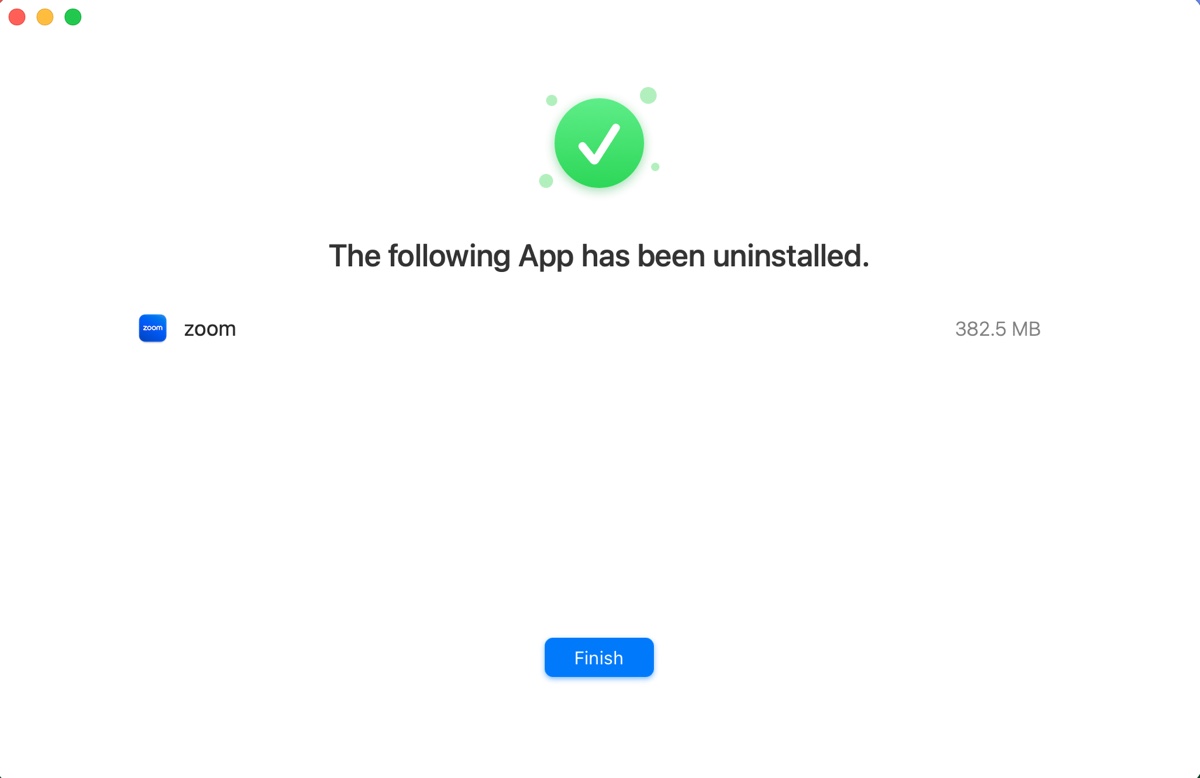 Zoom fully uninstalled on Mac