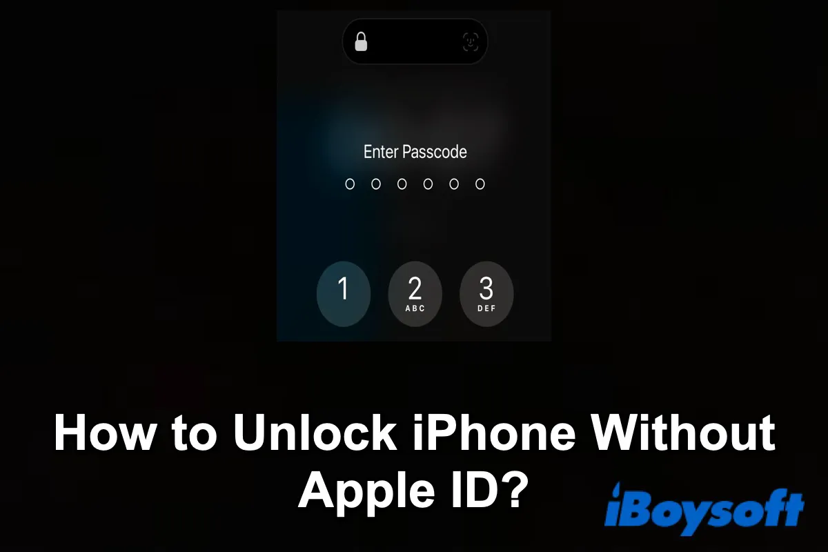 Qué hacer si el iPhone está bloqueado sin Apple ID