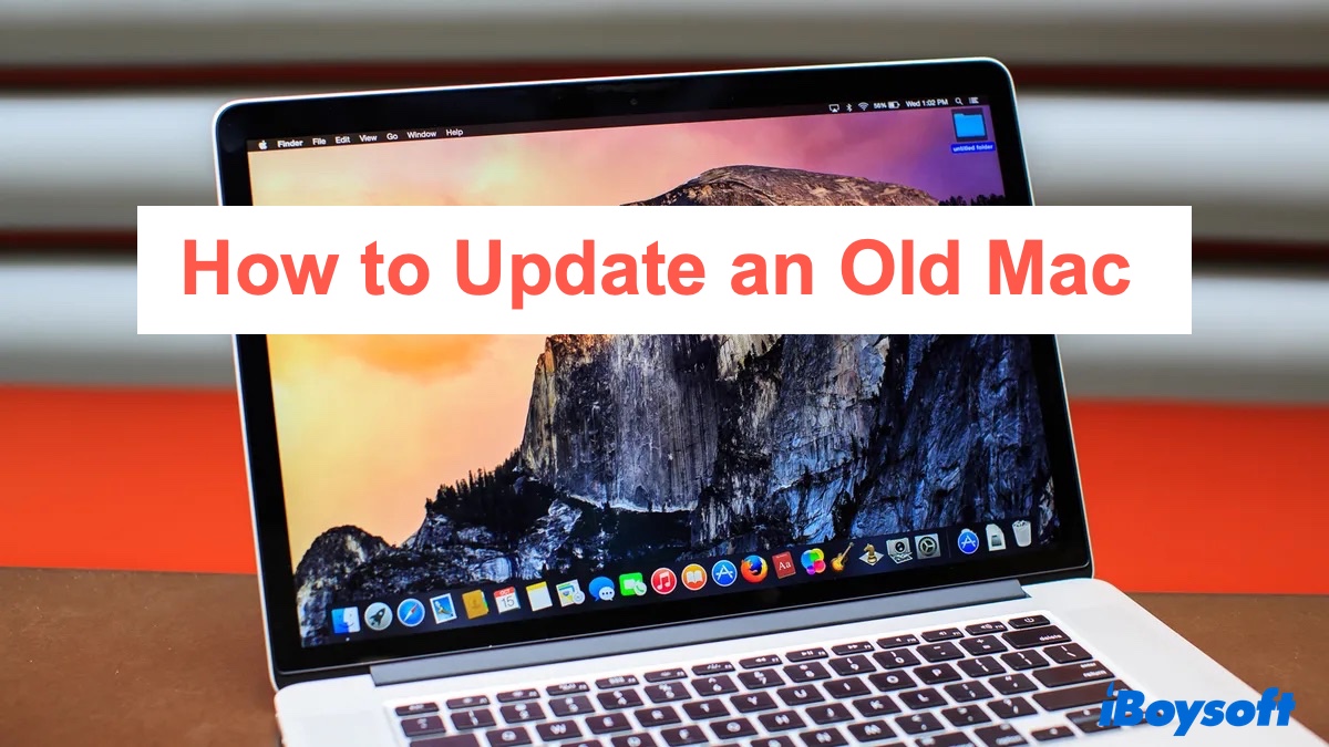 How to update an old Mac