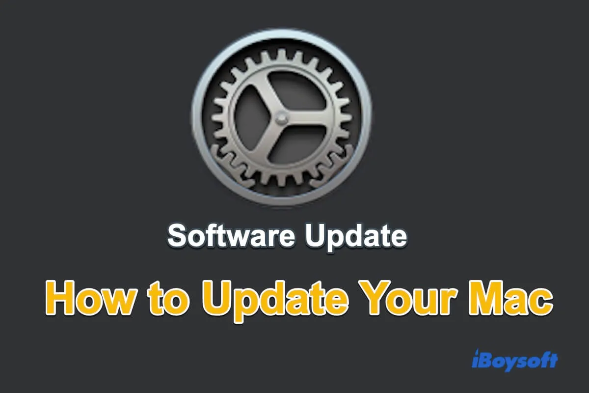 how to update your Mac